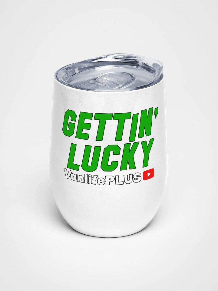 GETTIN' LUCKY Wine Tumbler product image (1)