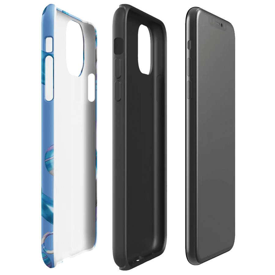 Reflective Blue Ribbon iPhone® Tough Case product image (36)