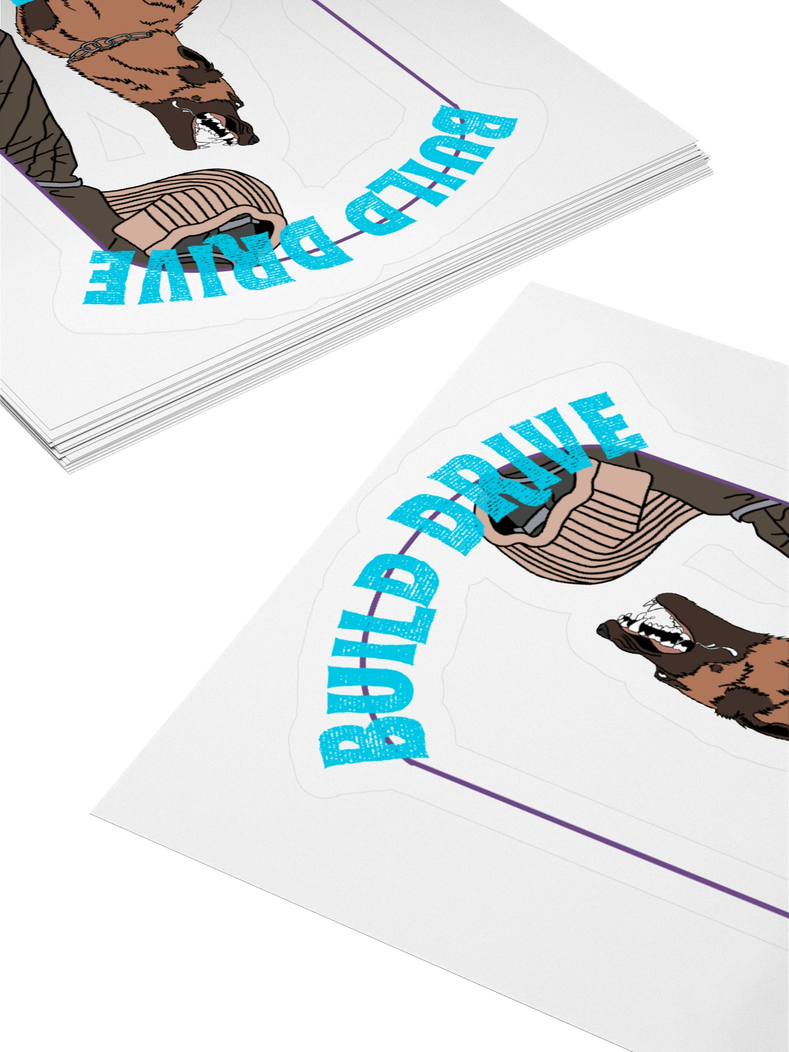 “Build Drive, Not Ego” Malinois Vinyl Sticker product image (4)