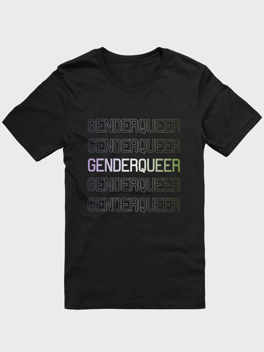 genderqueer outline t-shirt product image (1)