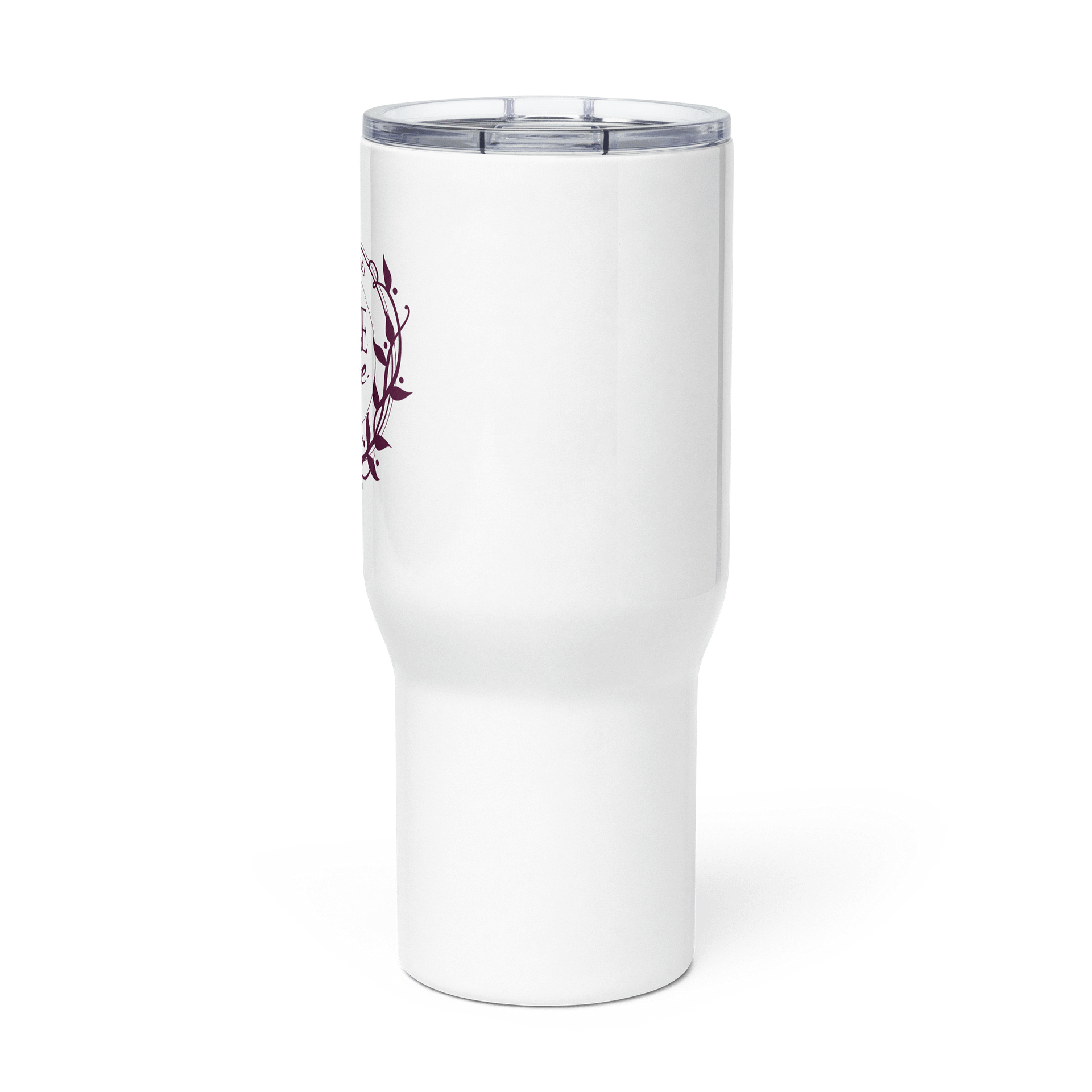 Your New Favorite Travel Mug: Fae Cafe White/Burgundy product image (5)