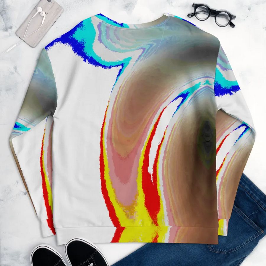 Cool Abstract Swirl Unisex Sweatshirt product image (12)