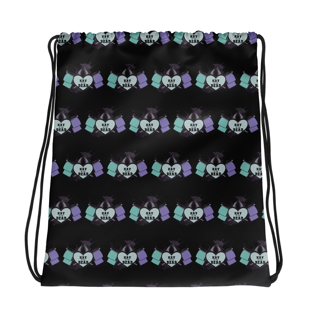 Kay_of_the_Dead Logo Drawstring Bag product image (1)