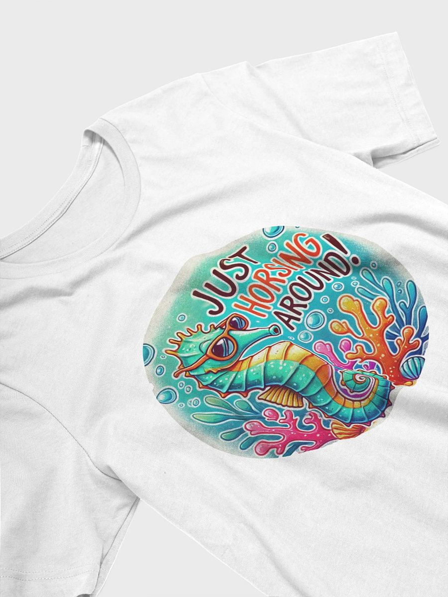 Just Horsing Around (Bella+Canvas Supersoft T-Shirt) product image (4)