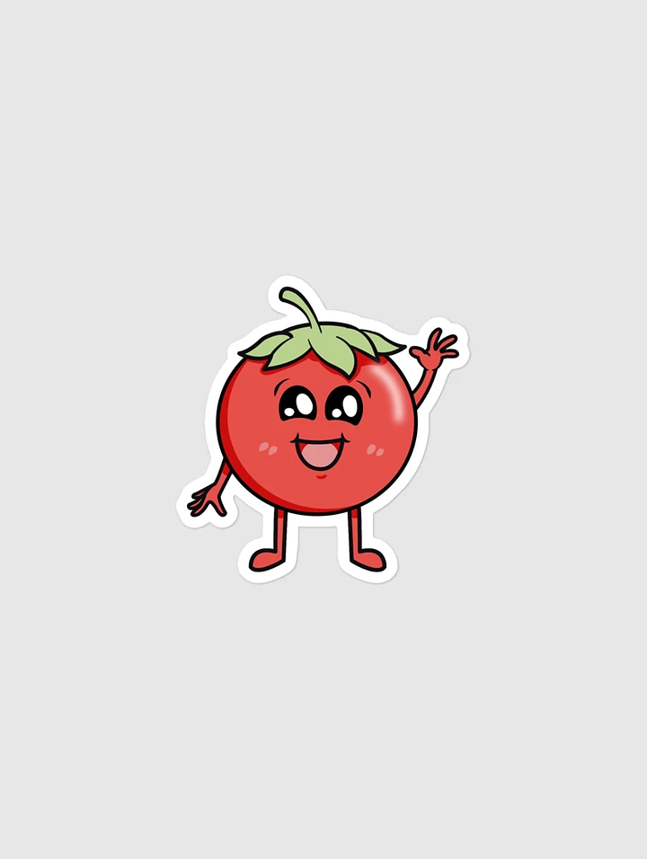 Waving Tomat Sticker product image (1)
