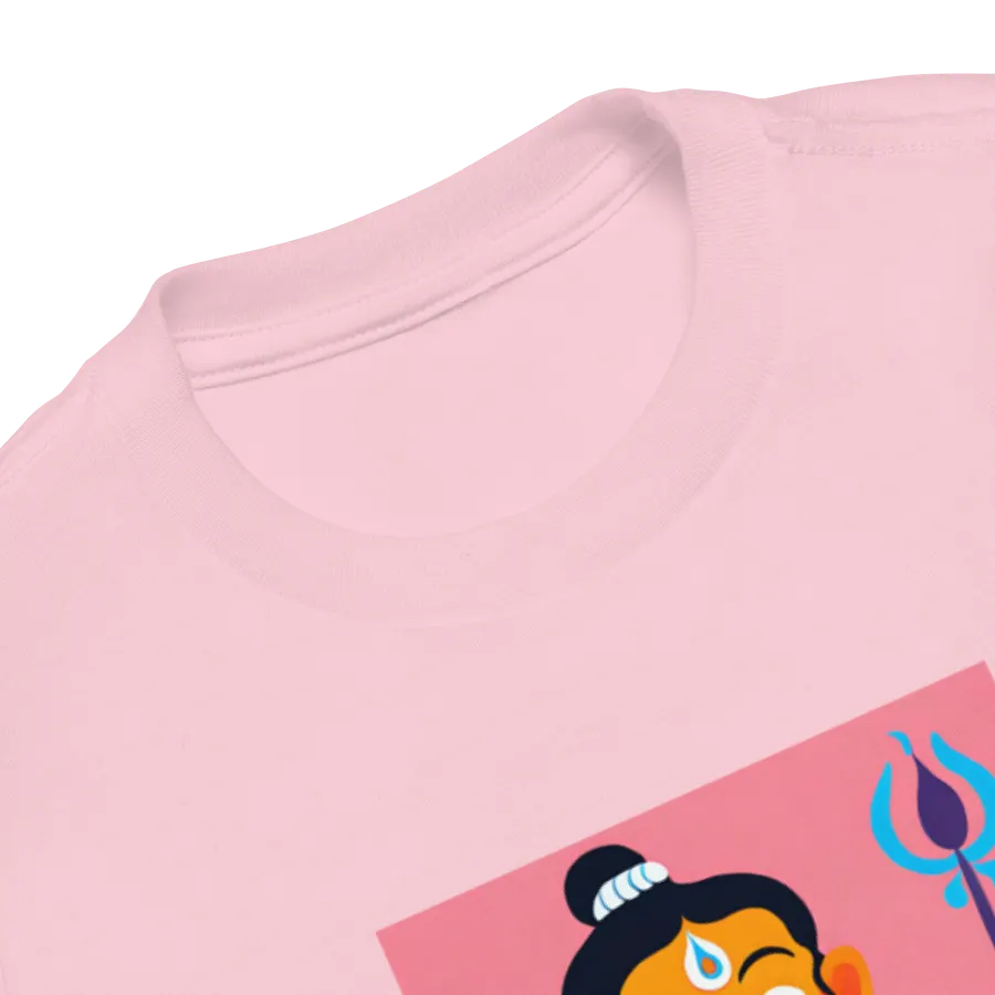 Playful Lord Shiva Pink T-shirt product image (4)