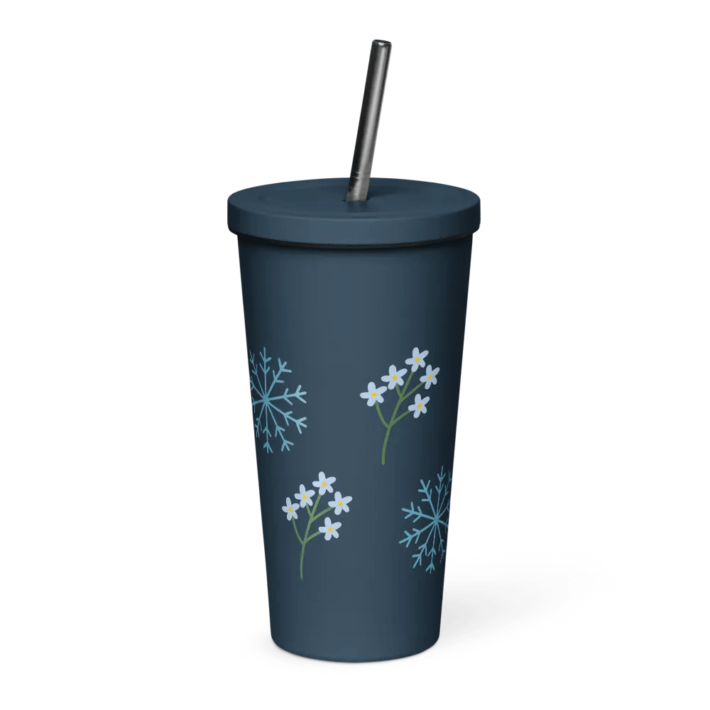 Blossoming Snowflake Insulated Tumbler product image (4)