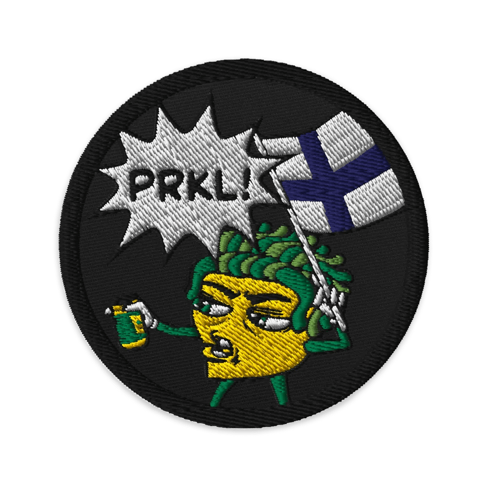 PRKL! embroidered patch product image (1)