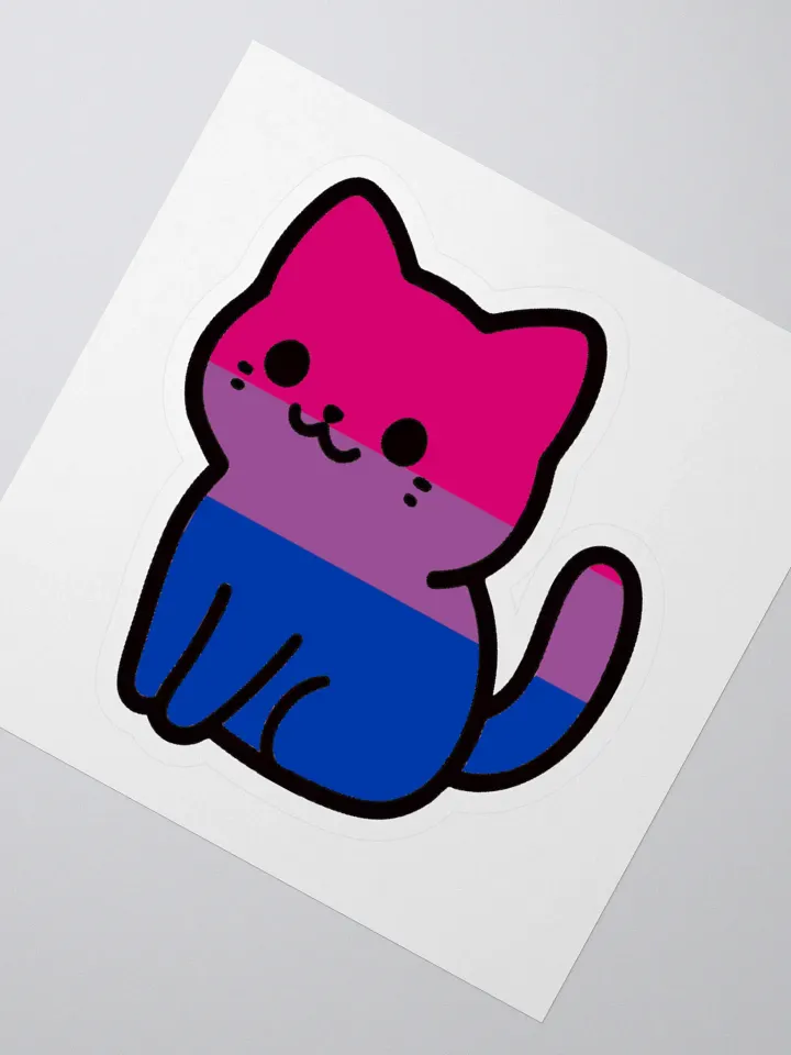 Bisexual Pride Kitty Sticker product image (2)