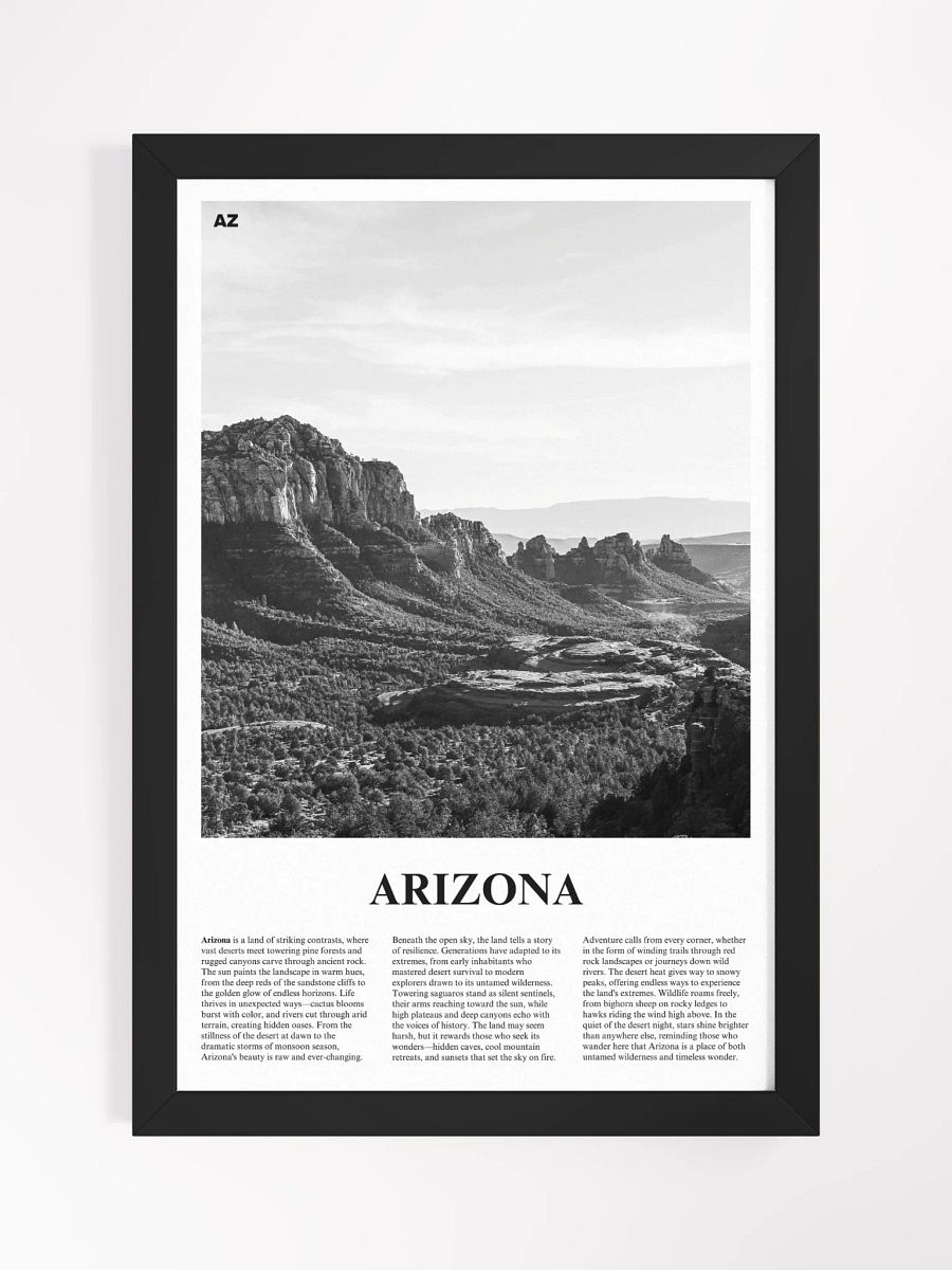 Arizona 01 Newspaper Poster | Framed product image (5)
