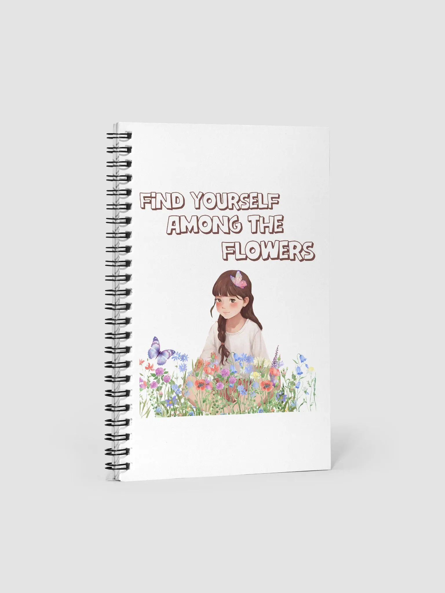 Find Yourself Among The Flowers - Spiral Notebook product image (4)