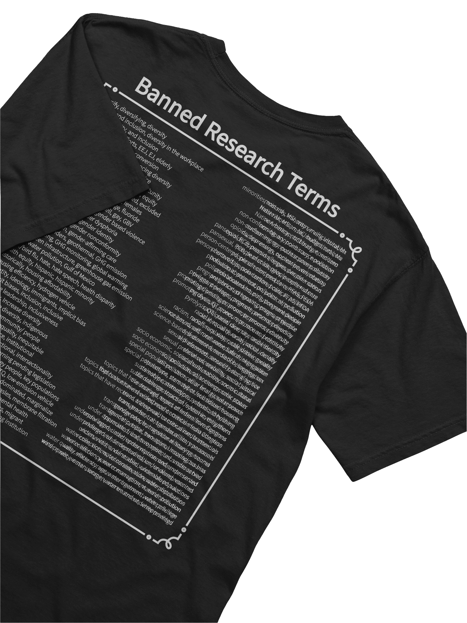 (AMA) Banned Research Terms t-shirt product image (51)