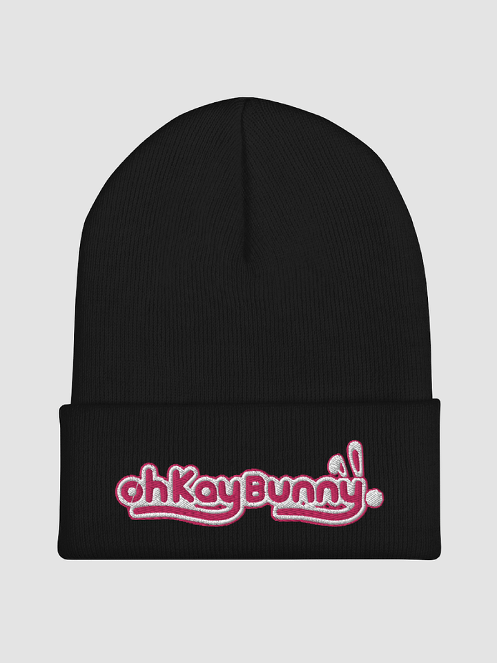 ohKayBunny Embroidered Cuffed Beanie product image (2)