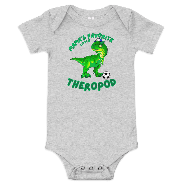 Mama's Favorite Little Theropod - Cute Dino Baby Onesie product image (4)