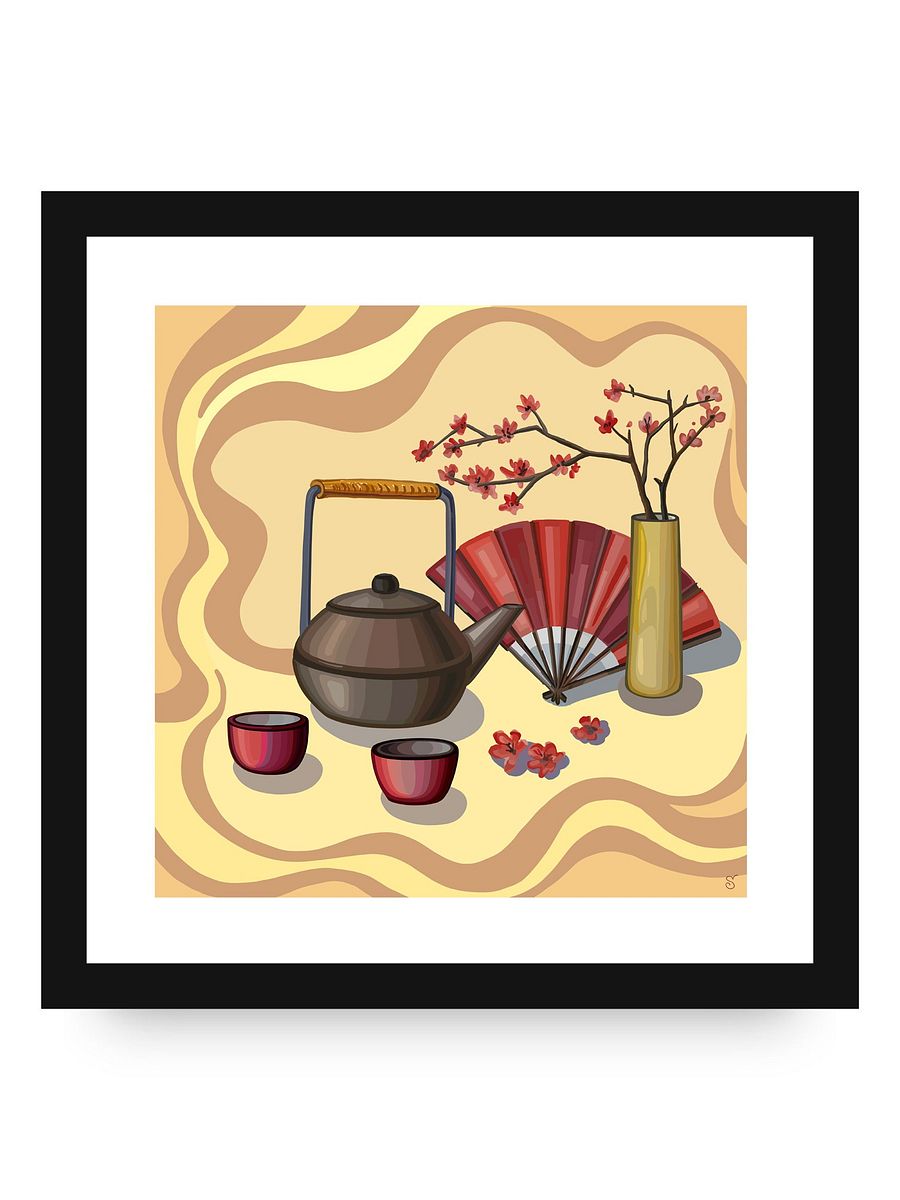 Tranquil Blossom Teatime Poster - Coffee Shop No. 7 product image (22)