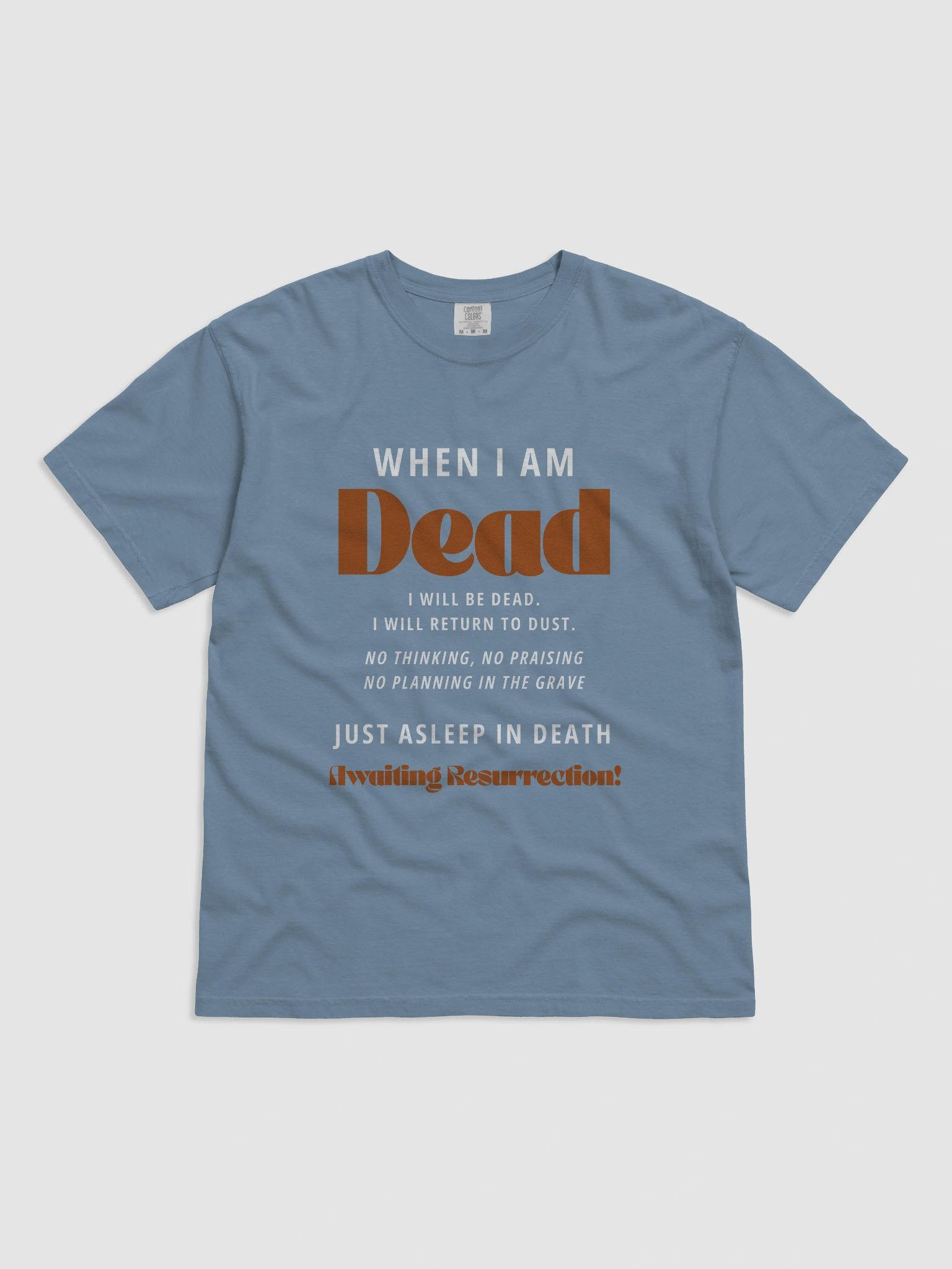 What Happens when we die Relaxed Fit Heavyweight T-Shirt product image (1)