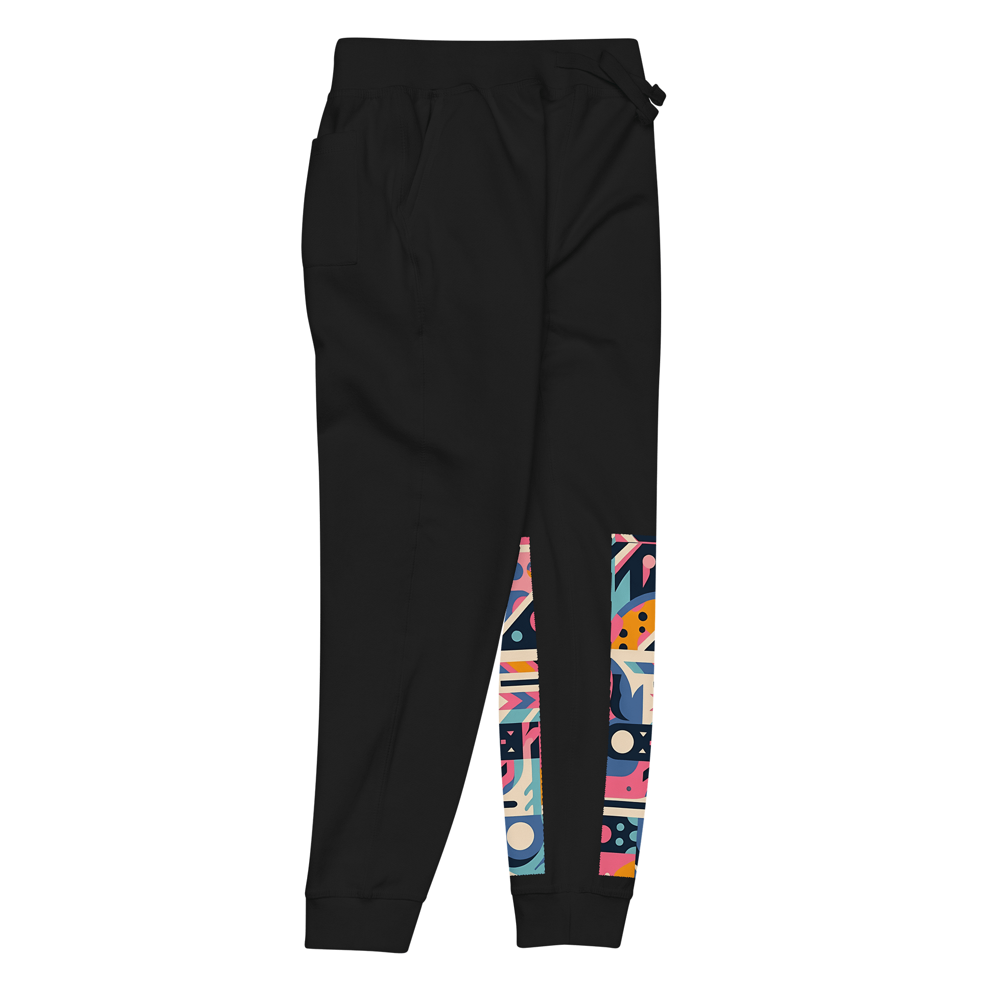 Funky Fusion: Cutout Collage: Unisex Fleece Joggers product image (10)