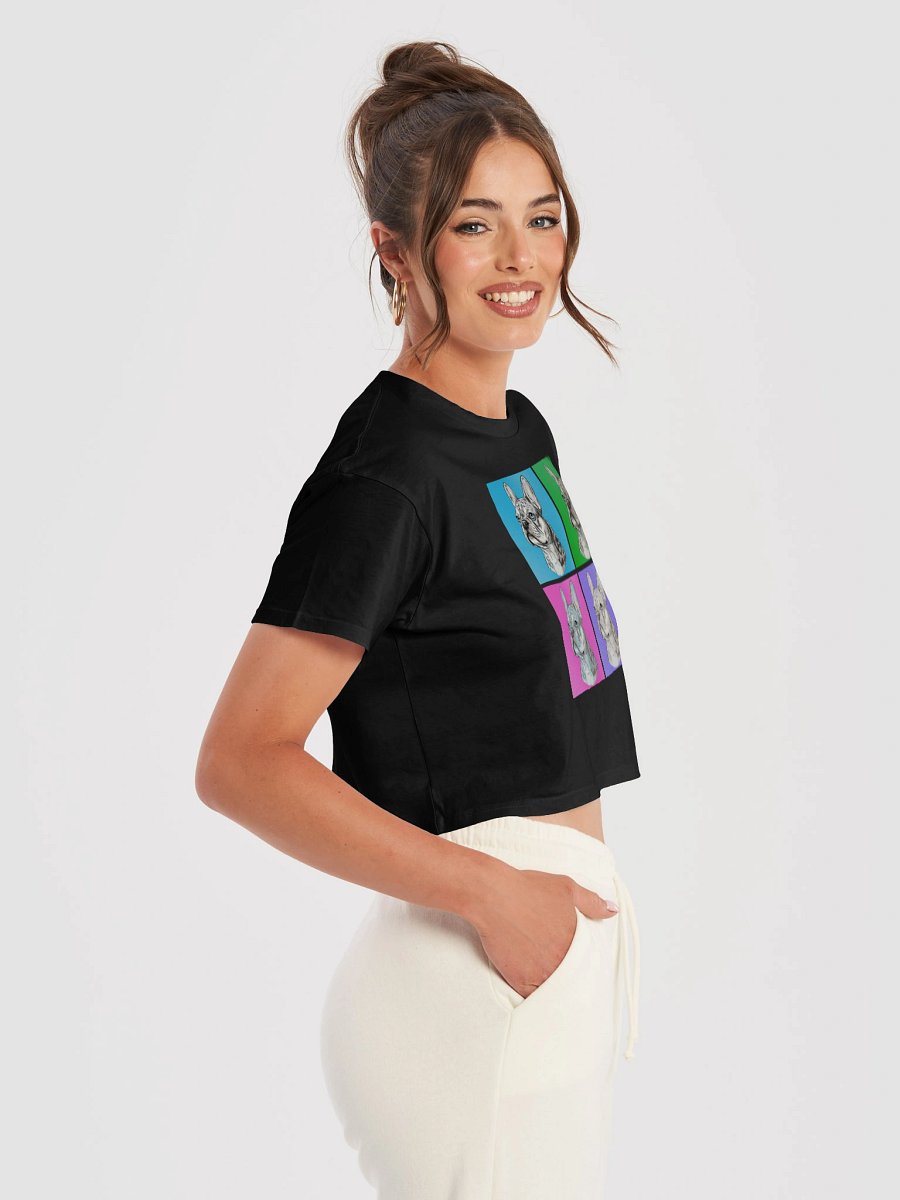 French Bulldog Pop Art Women's Crop Top product image (41)