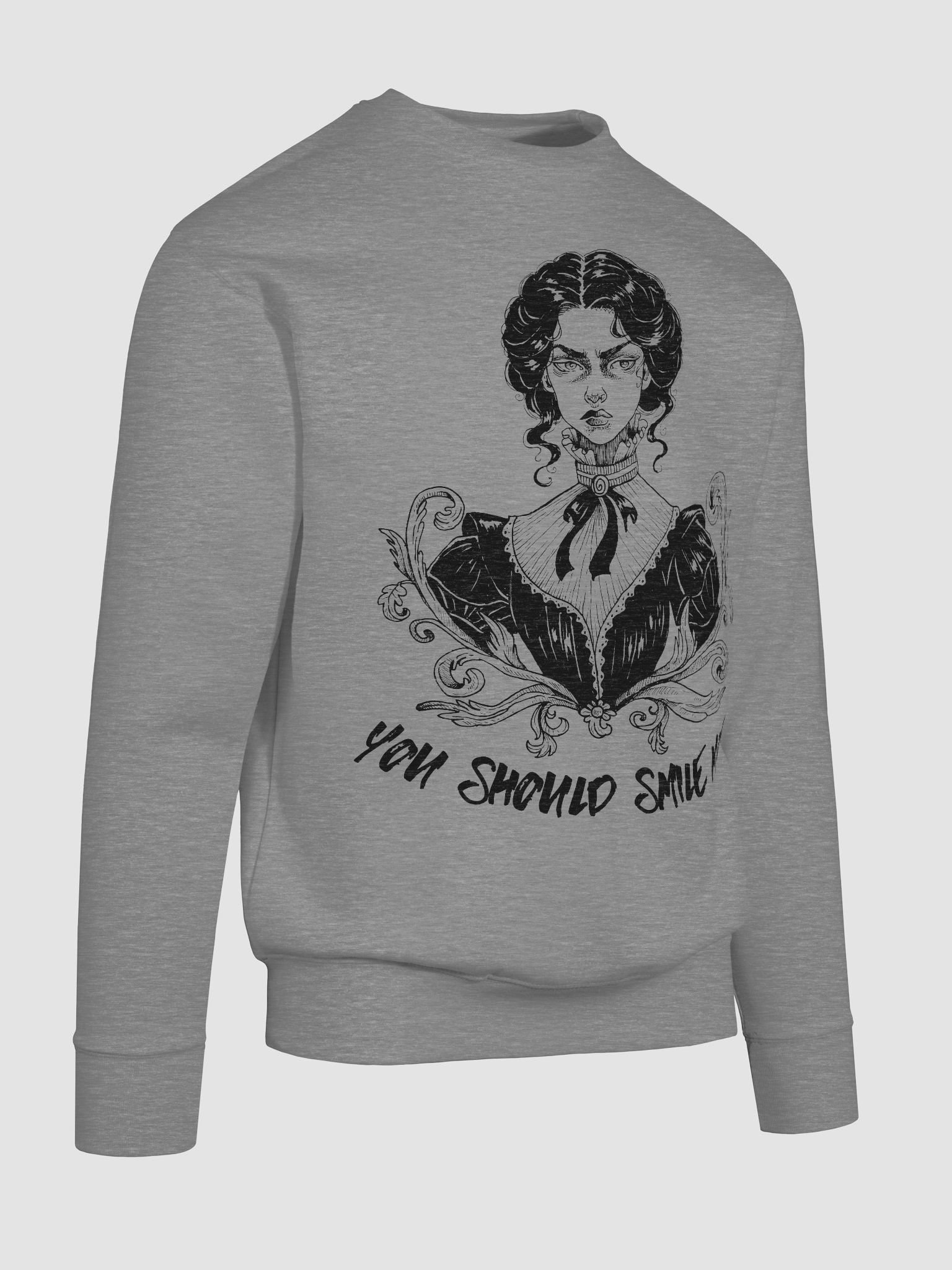 "SMILE MORE" Sweatshirt (Design #3) product image (4)