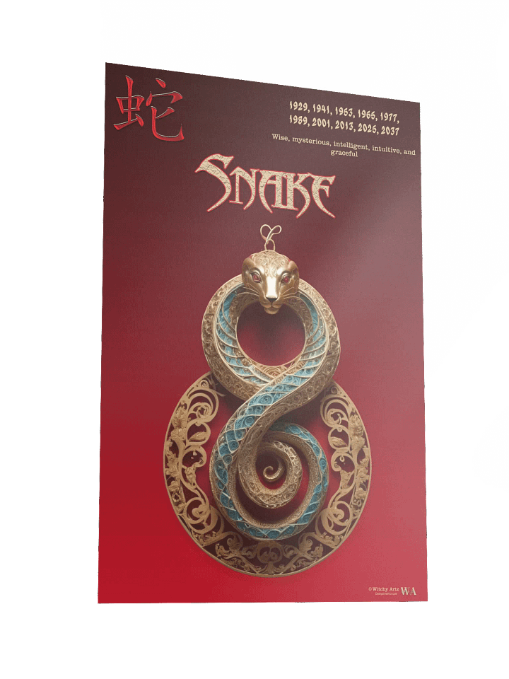 Chinese Zodiac Poster - SNAKE product image (4)