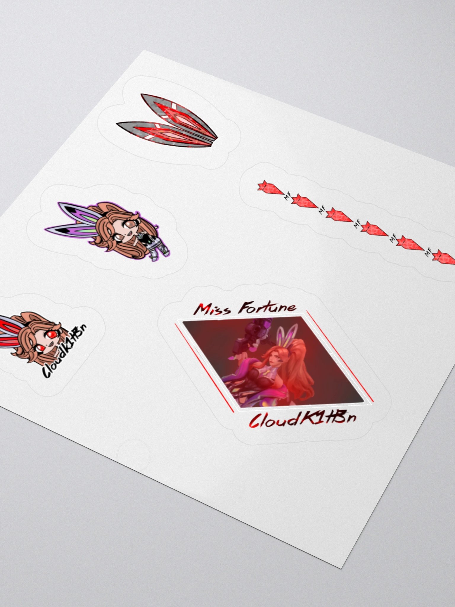 Battle Bunny Sticker Sheet product image (8)