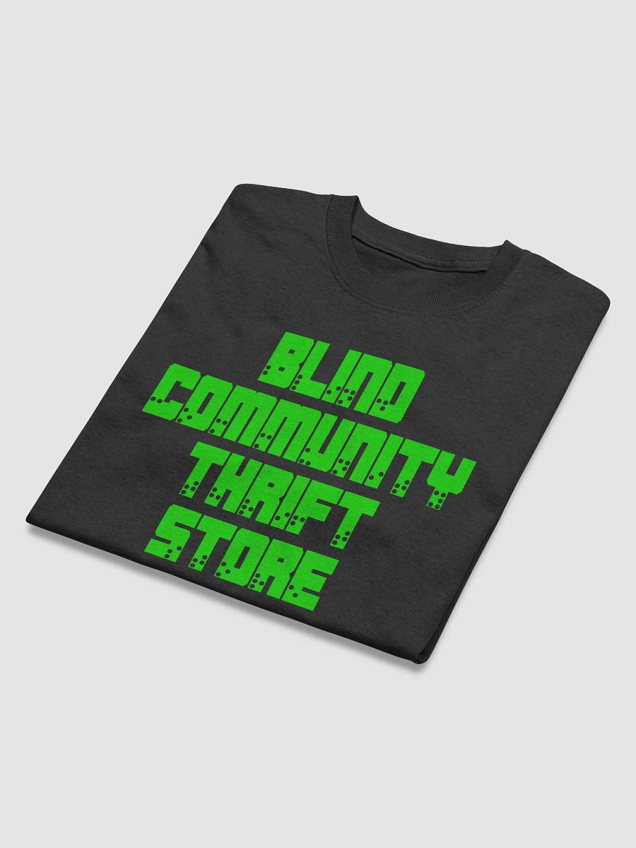 T Shirt Green Braille Logo 2 product image (10)