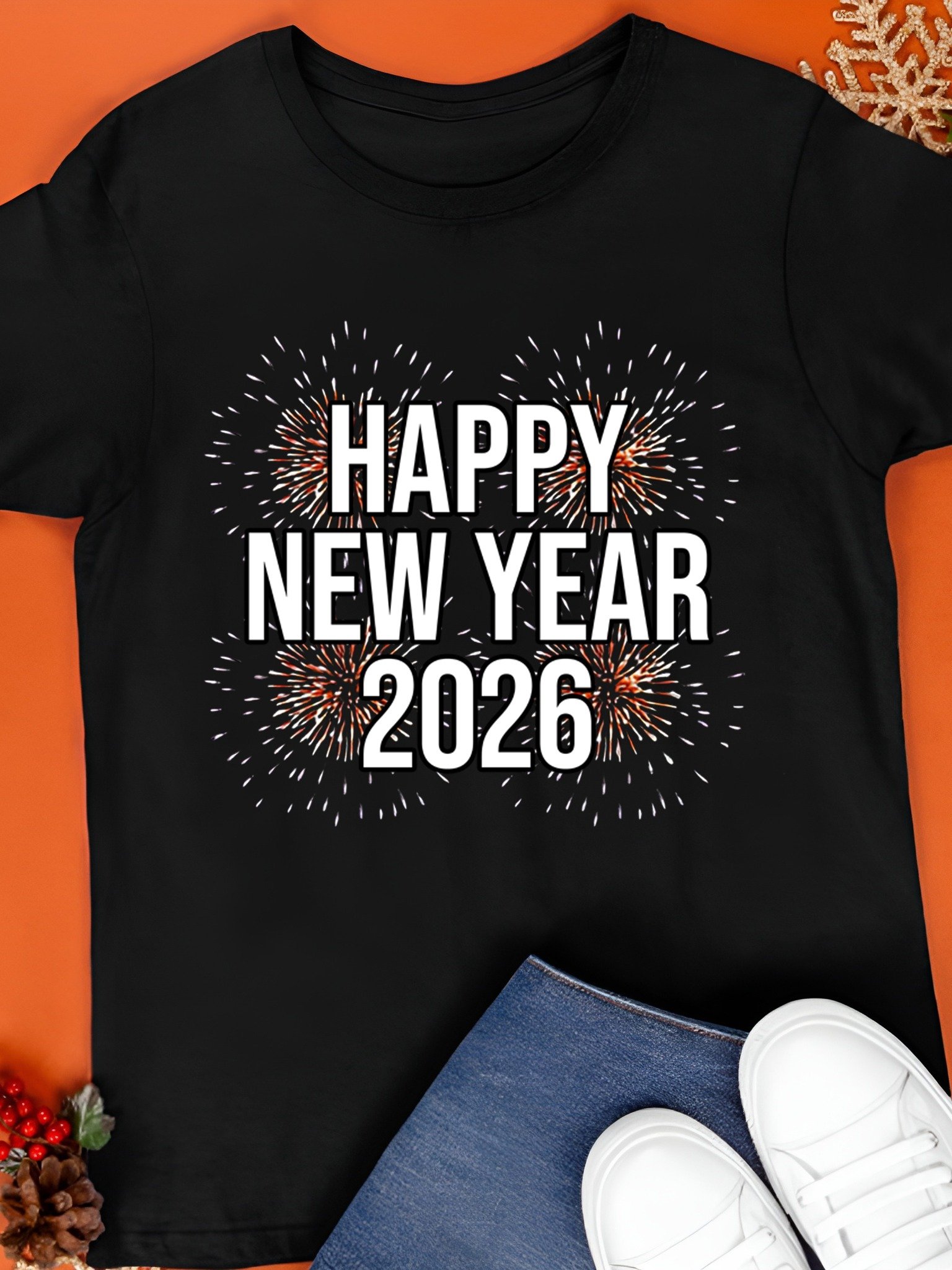 Happy New Year 2026 T-Shirt product image (1)
