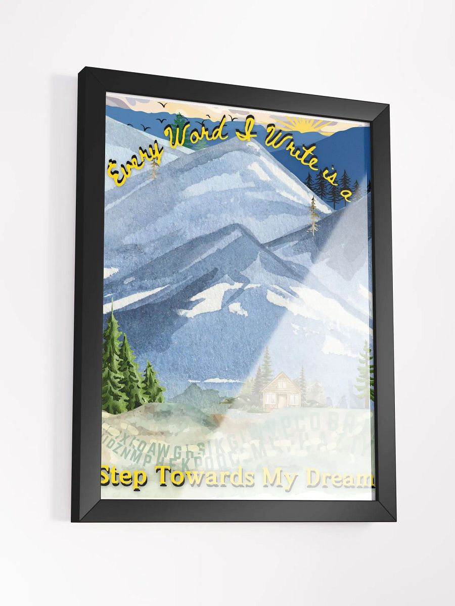 Every Word I Write – Dream Mountain Art Print for Writers product image (3)