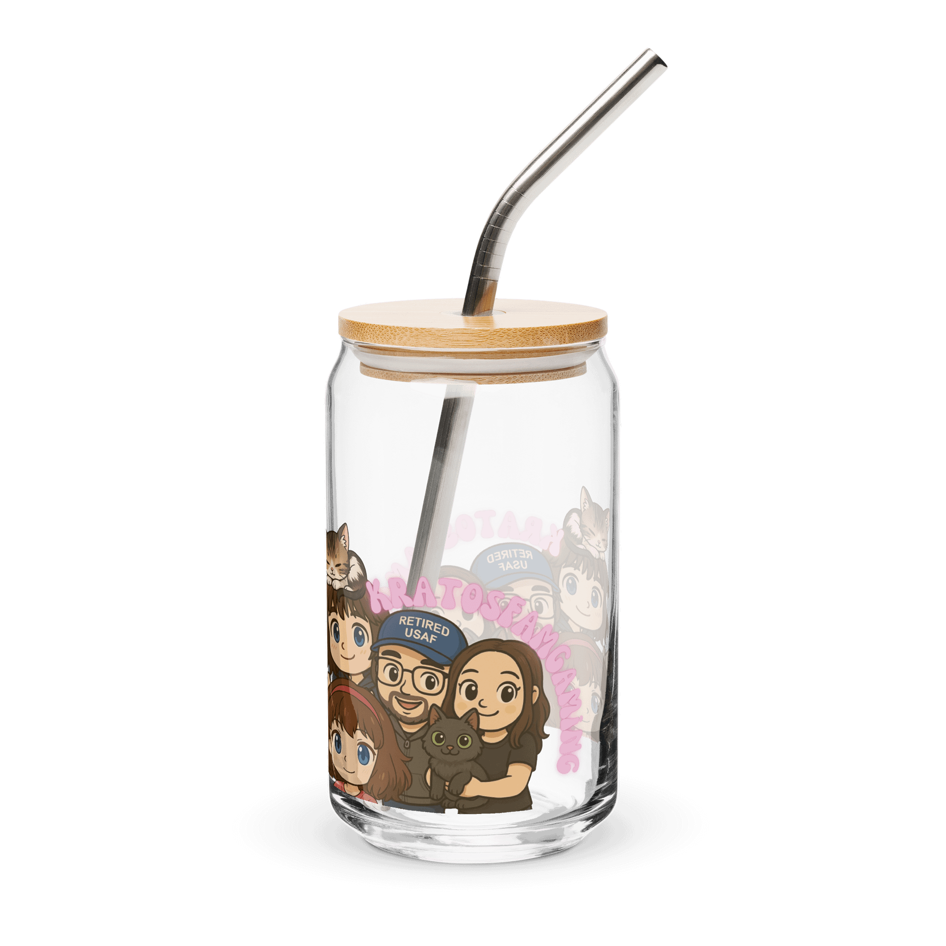 KFG Group Logo-Can Glass w/ Lid product image (4)