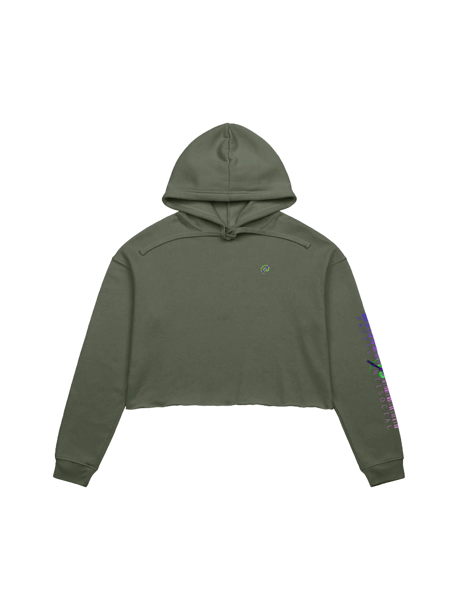 The PASP OG x Barcode Logo Cropped Hoodie product image (1)