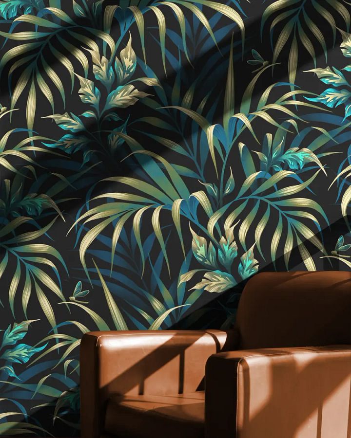 Wallpaper Mockup with Leather Chair product image (1)