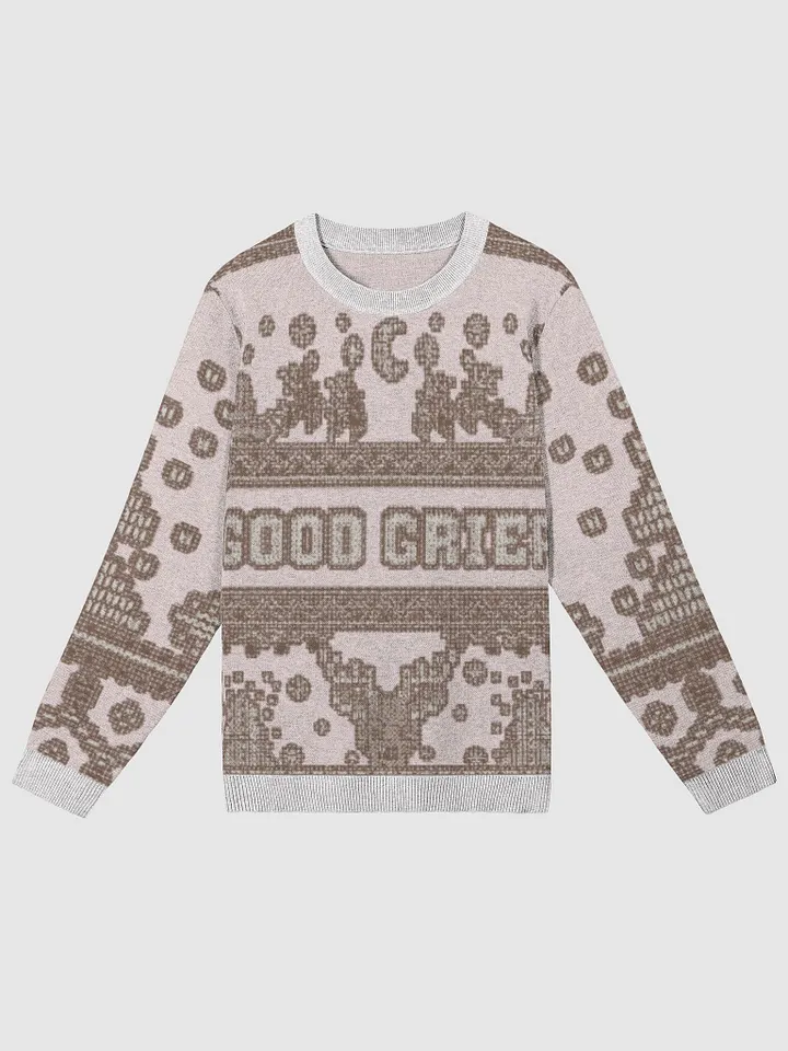 Good Grief Pink Knit Sweater product image (1)