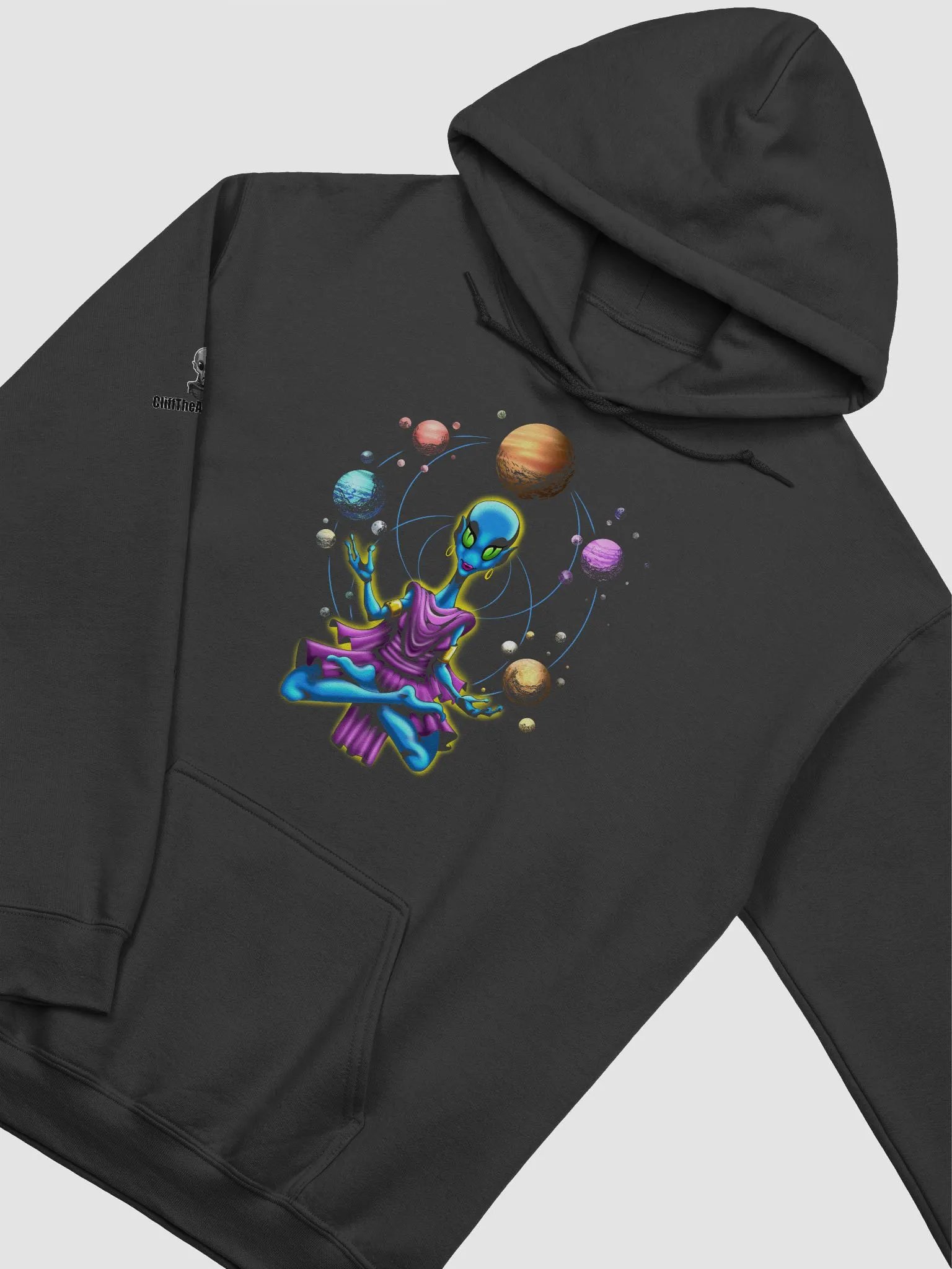 Meditating Alien - Hoodie product image (29)