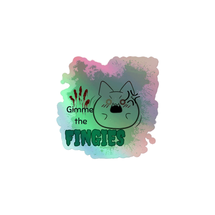 Gimme the Fingies Holo Sticker Pack product image (1)