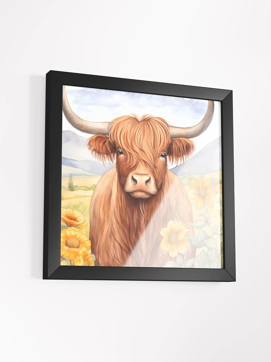 Highland Cow Framed Floral product image (3)