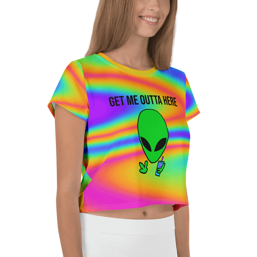 Get Me Outta Here Alien Tie Dye Tee product image (4)