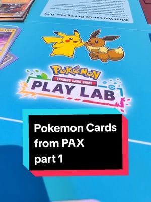 Opening packs from PAX East! #pokemon Just wait to see what I got in the next pack... 👀 #paxeast2025 #pax #pokemoncards #pokemontiktok #pokemon 