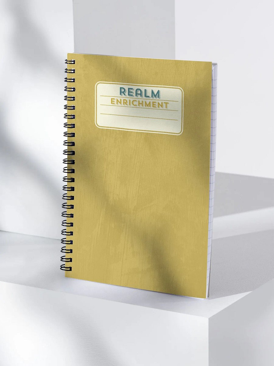 Notebook: Realm Enrichment in Rustic Gold product image (4)