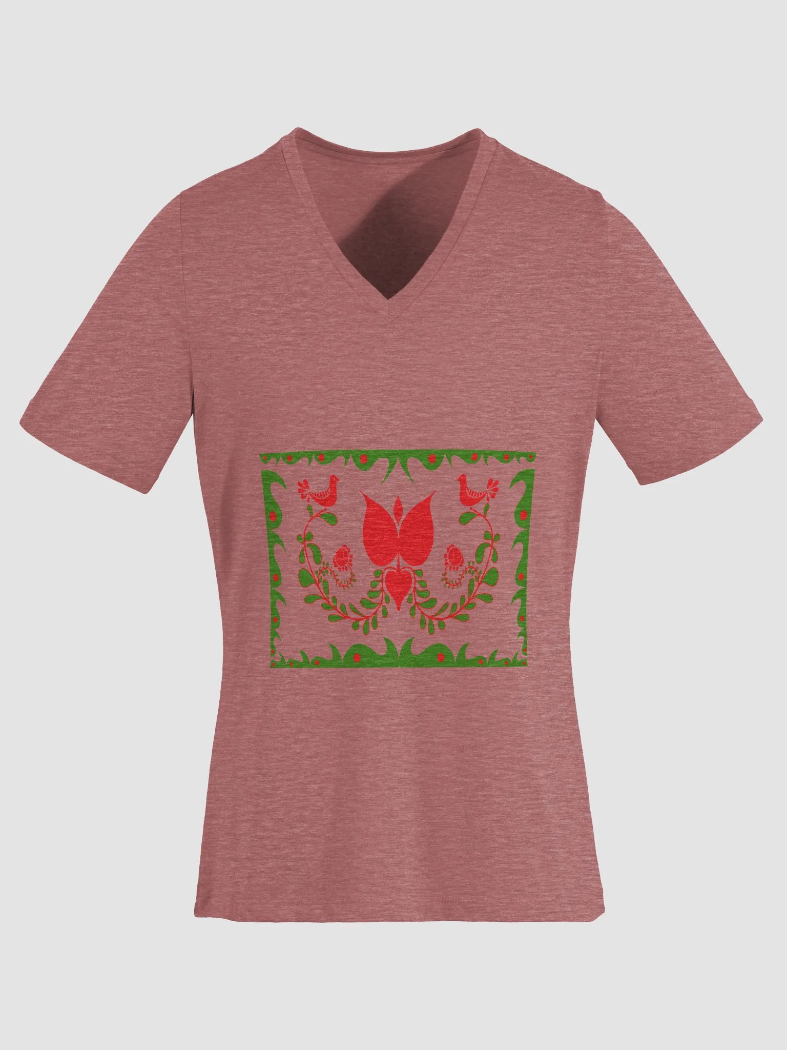 Made In Hungary Floral Paradise V-Neck Tee product image (1)