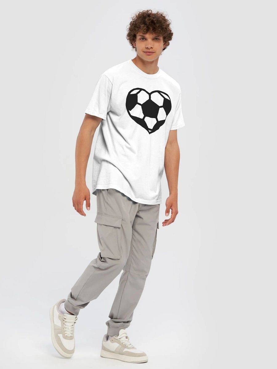 Football heart Graphic Cotton Tee product image (7)