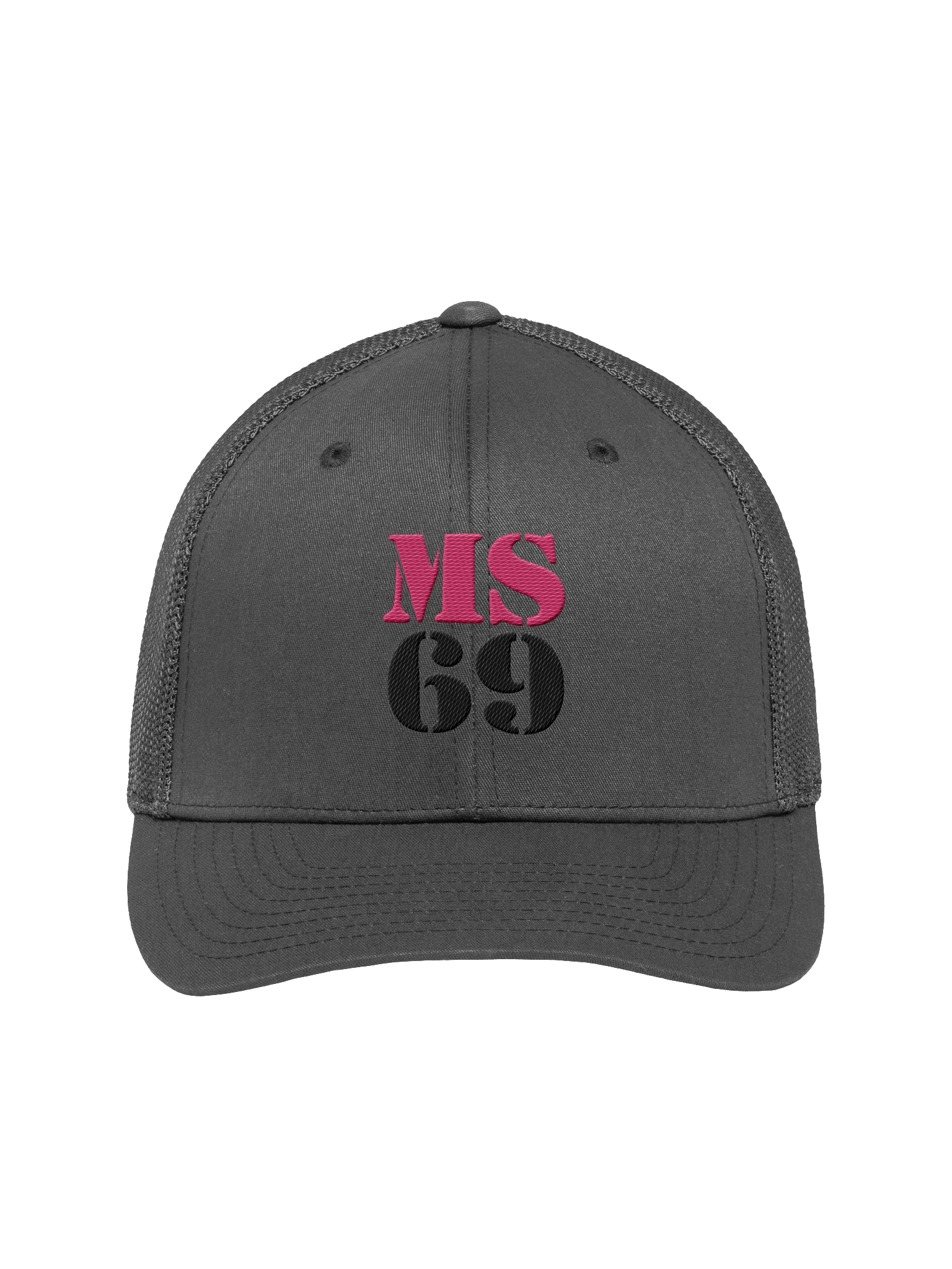 MS69 - Flexfit Trucker Hat Pink/Black product image (1)