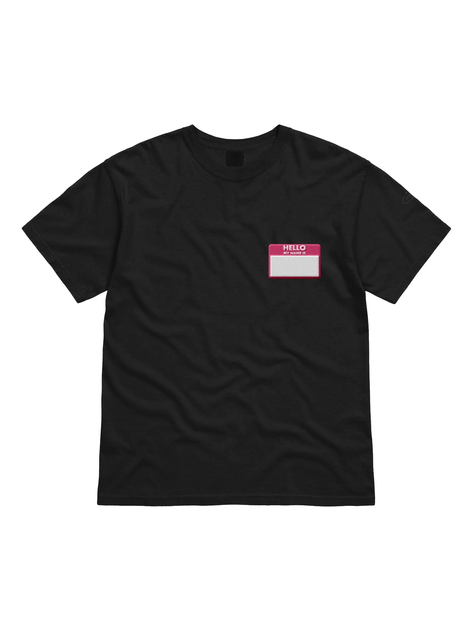 Name Tag Tee: Pink Block product image (1)