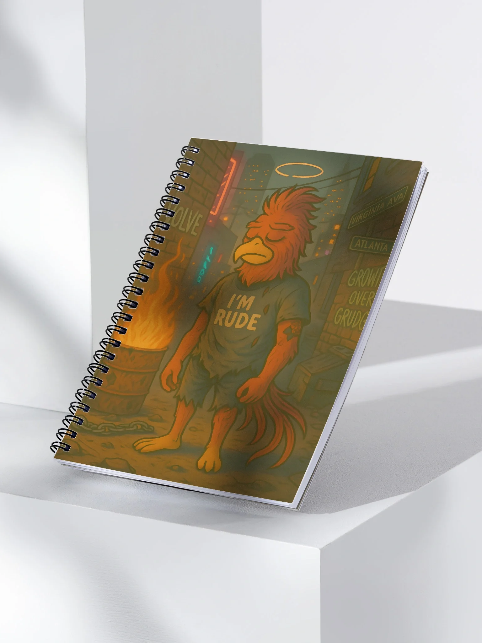 Rude Phoenix Spiral Notebook product image (3)