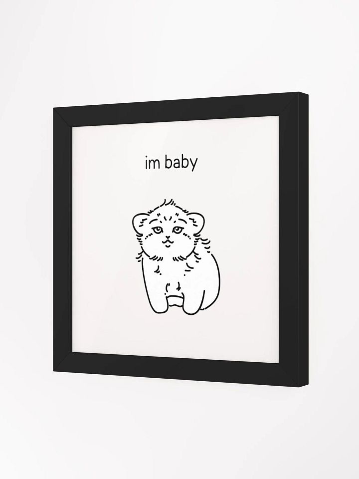 I'm Baby Manul - Framed Print product image (4)