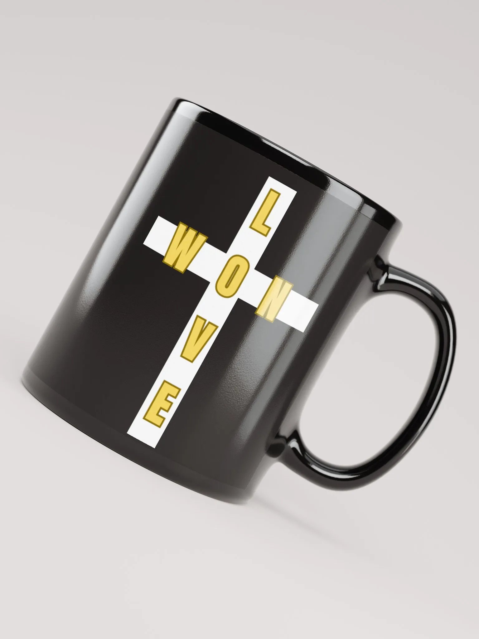 Love Won -Black- mug product image (4)