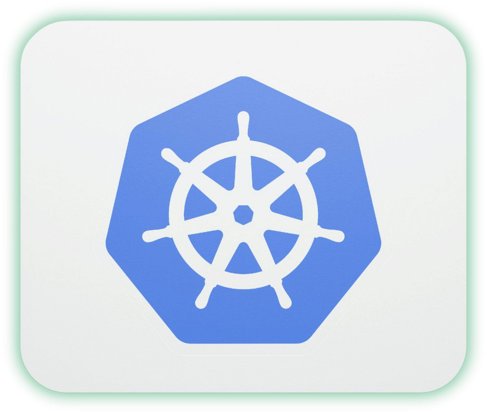 Kubernetes Icon Mouse Pad product image (1)