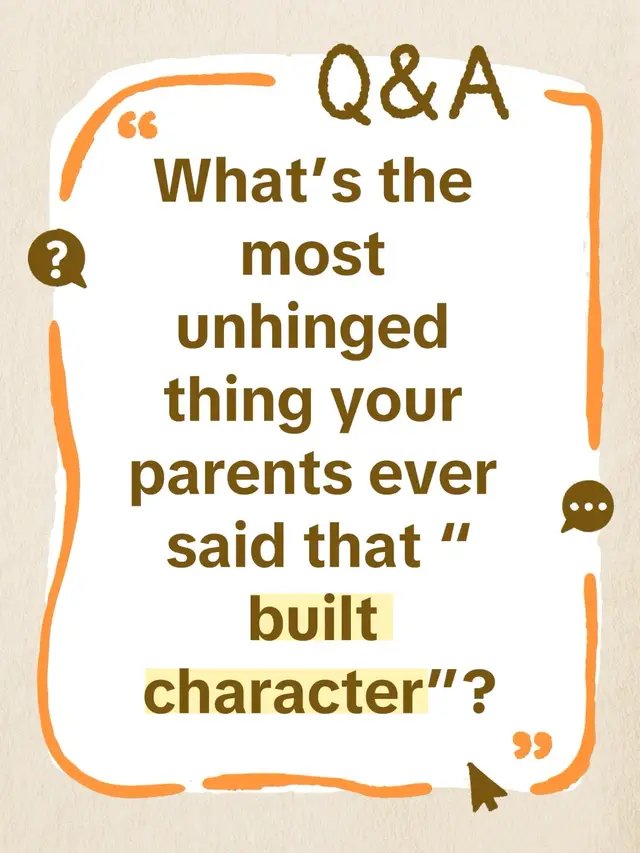 Chaos Army—it’s your turn. What’s the most unhinged thing your parents ever said under the banner of ‘tough love’?” #RKBDLife #ChaosArmy #BuiltCharacter #BadDecisionClub #ExistLoudly