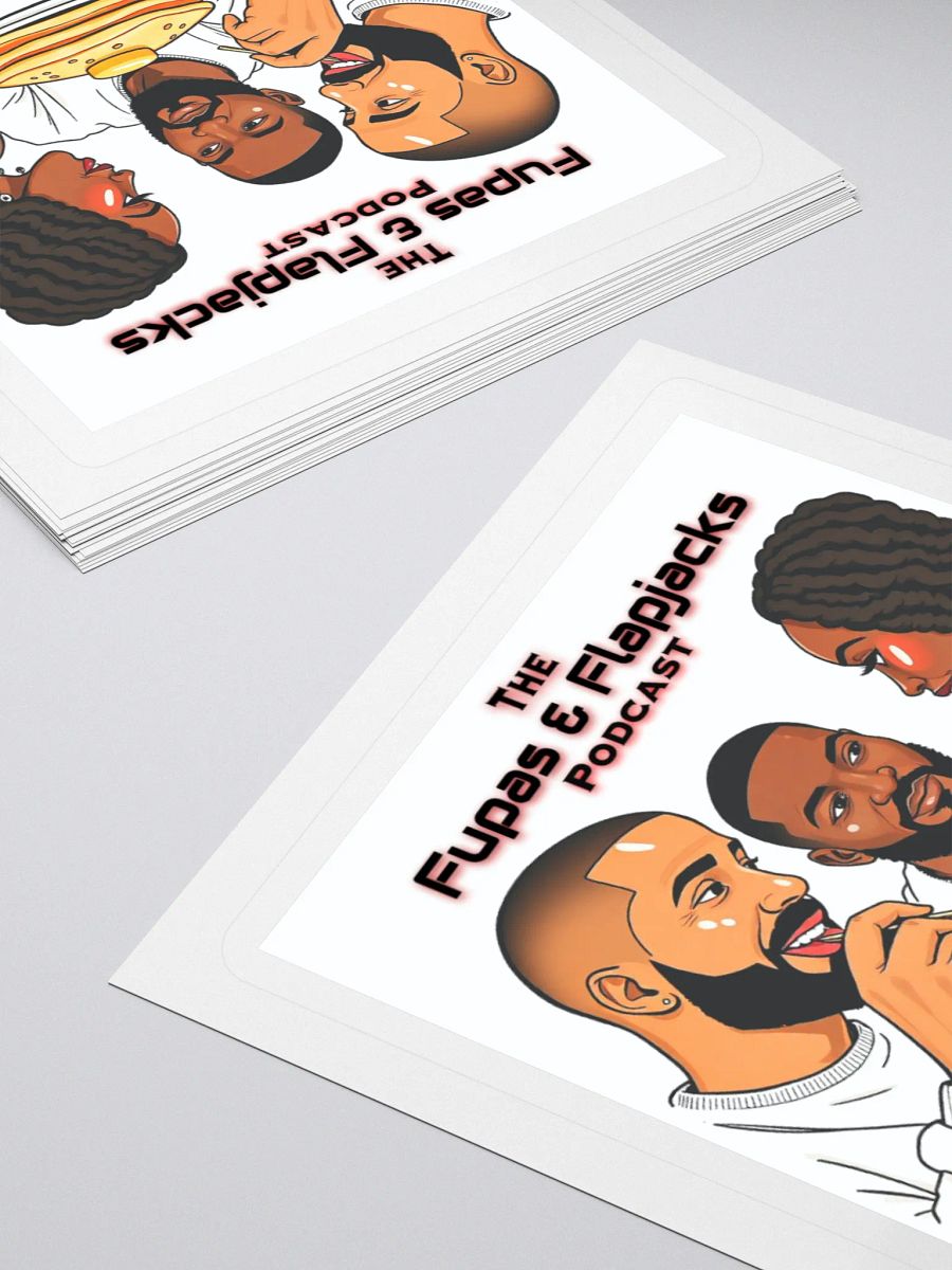Fupas And Flapjacks Podcast Sticker product image (7)