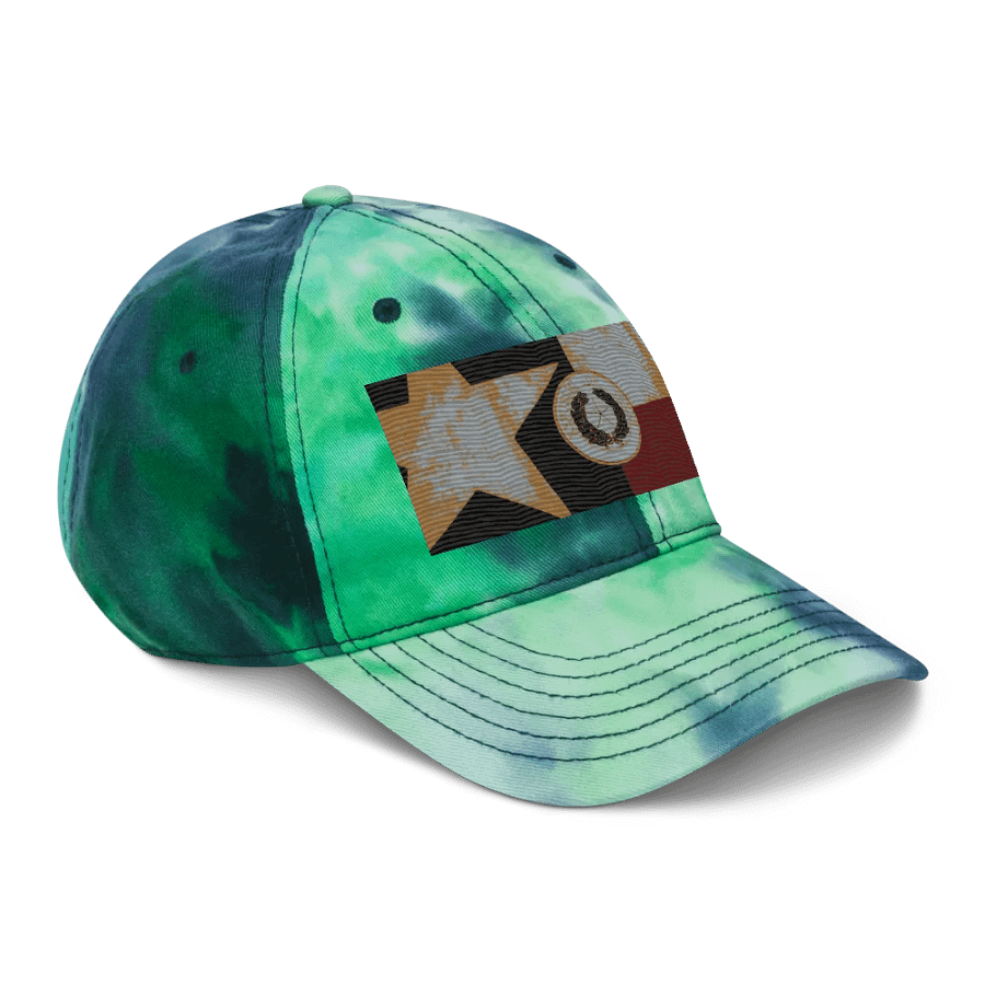 "Texas" Embroidered Tye-Dye Hat product image (12)
