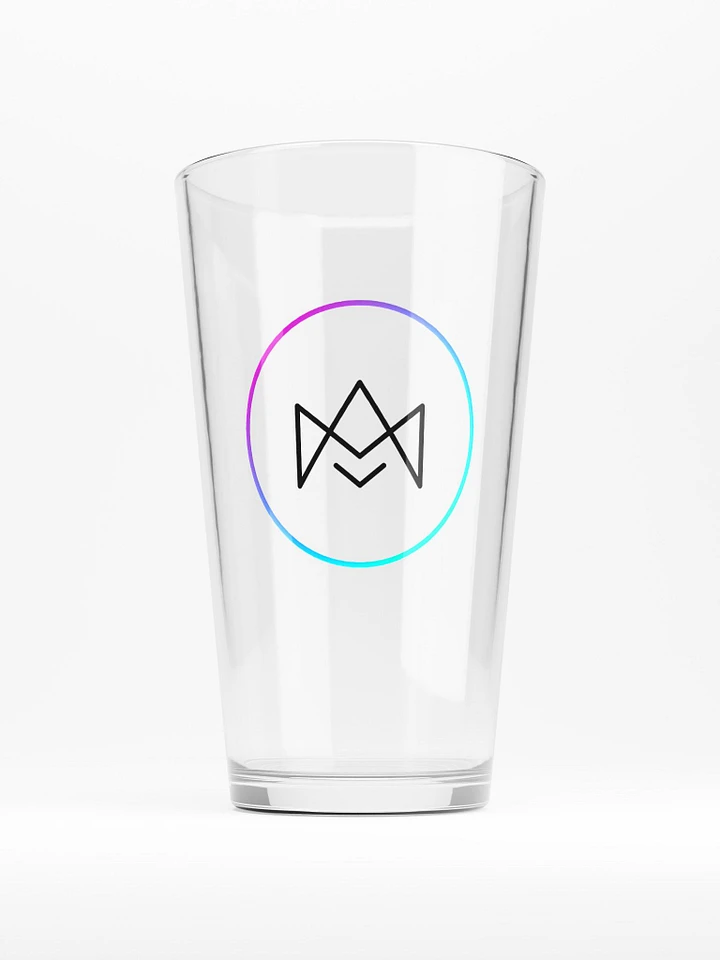 MayLouuu Logo Pint Glass (black) product image (1)